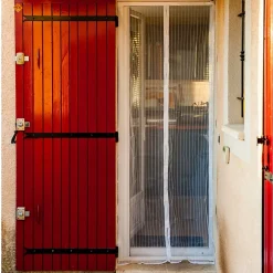 Werka Pro Moustiquaire rideau de porte aimantée 215 x 100 cm
