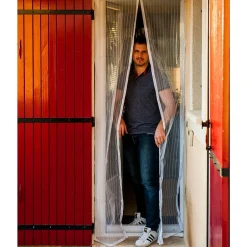Werka Pro Moustiquaire rideau de porte aimantée 215 x 100 cm