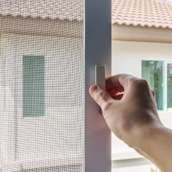 Moustiquaire 0,8X3 M Composition 80% Fibre Verre 20% PVC Protection Portes Et Fenetres Blanc-Comercial Candela Sale