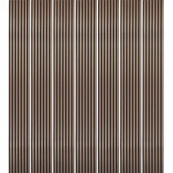 Mur TV - Lot de 7 Panneaux tasseaux bois 250 x 30 x 1,9 cm - rose gold/feutrine noir - 5,25m²-Decoon