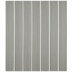 Decoon Mur TV - Lot de 7 Panneaux tasseaux bois 250 x 30 x 1,9 cm - décor marbre blanc/feutrine noir - 5,25m²