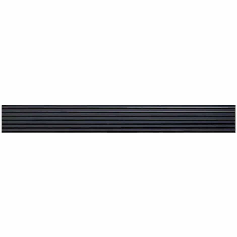 Decoon Mur TV - Lot de 5 Panneaux tasseaux bois 250 x 30 x 1,9 cm - bleu nuit/feutrine noir - 3,75m²