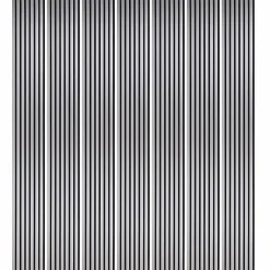 Decoon Mur TV - Lot de 7 Panneaux tasseaux bois 250 x 30 x 1,9 cm - décor alu/feutrine noir - 5,25m²