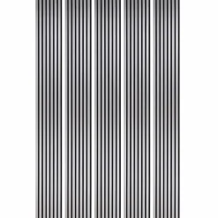 Decoon Mur TV - Lot de 5 Panneaux tasseaux bois 250 x 30 x 1,9 cm - alu/feutrine noir - 3,75m²