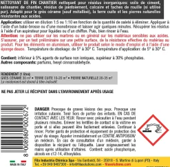 Fila Nettoyant fin de chantier intérieur extérieur 1L