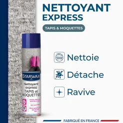 Nettoyant raviveur express tapis et moquettes 600ml-Starwax Outlet