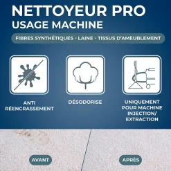 Starwax Nettoyant tapis et moquettes 1L