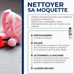 Starwax Nettoyant tapis et moquettes 1L