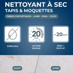 Nettoyeur à sec tapis et moquettes 500g-Starwax New