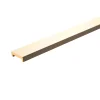 Nez de cloison MDF blanc 19 x 62 mm L.2,58 m