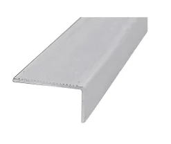 Nez de marche aluminium brut 45 x 23 mm, 1 m