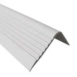Quest Nez de marche PVC 52x40mm, , profilé d'escalier RGPD, antidérapant, d'escalier-protection, gris, 1.5m