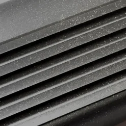 Nez de marche PVC 50x42mm, , profilé d'escalier RGP, auto-adhésif, antidérapant, d'escalier-protection, noir-argent, 0.7m-Quest Sale