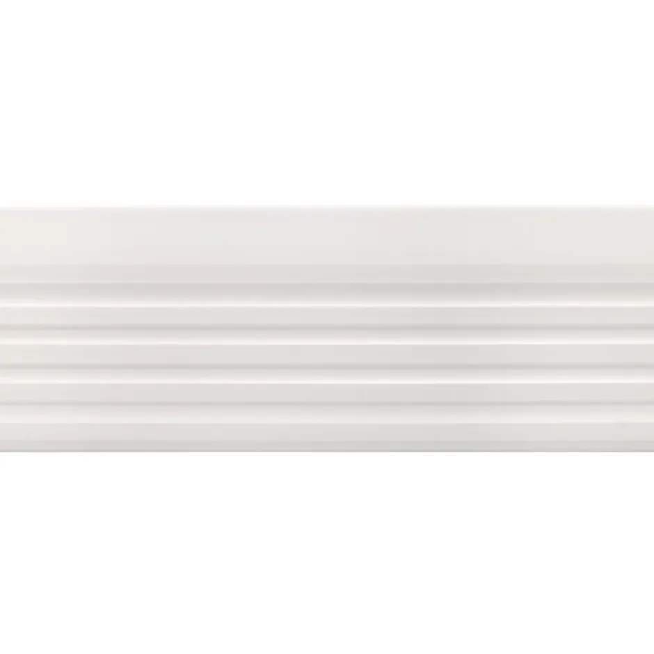 Quest Nez de marche PVC 40x25mm, , profilé d'escalier ND, auto-adhésif, antidérapant, d'escalier-protection, blanc, 1.5m