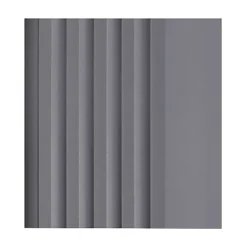 Nez de marche PVC 52x40mm, , profilé d'escalier RGP, antidérapant, d'escalier-protection, gris foncé, 1.5m-Quest New