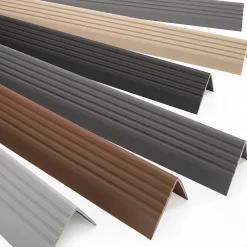 Quest Nez de marche PVC 50x42mm, , profilé d'escalier RGP, auto-adhésif, antidérapant, d'escalier-protection, beige, 1.1m