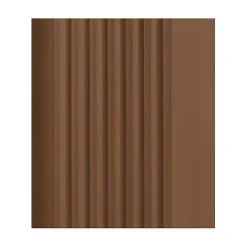 Quest Nez de marche PVC 52x40mm, , profilé d'escalier RGPT, antidérapant, d'escalier-protection, marron, 1.5m