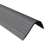 Nez de marche PVC 52x40mm, , profilé d'escalier RGPT, antidérapant, d'escalier-protection, gris foncé, 1.5m-Quest