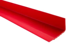 Nez de marche PVC 40x40mm, , profilé d'escalier RD, antidérapant, d'escalier-protection, Rouge, 1.5m-Quest Hot