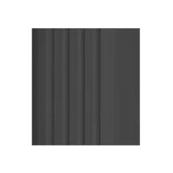 Nez de marche PVC 45x50mm, , profilé d'escalier RO, antidérapant, d'escalier-protection, noir, 1.5m-Quest New