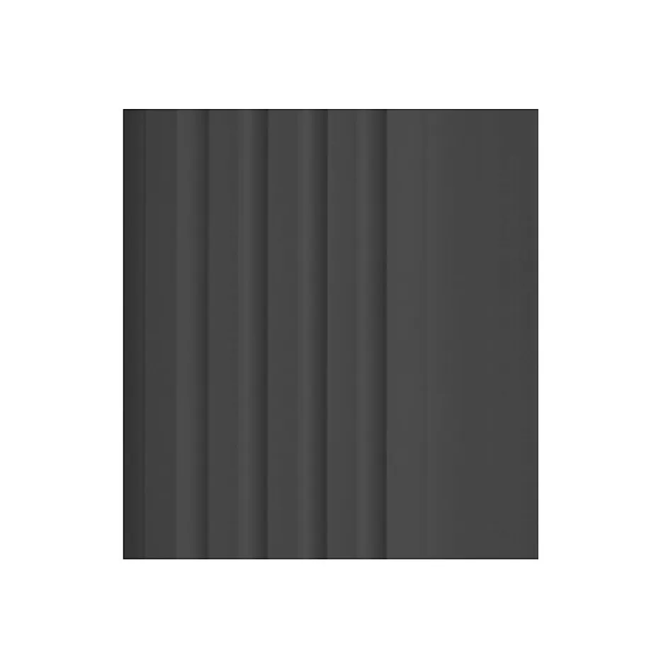 Nez de marche PVC 45x50mm, , profilé d'escalier RO, antidérapant, d'escalier-protection, noir, 1.5m-Quest New