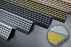 Quest Nez de marche PVC 40x25mm, , profilé d'escalier ND, auto-adhésif, antidérapant, d'escalier-protection, crémeux, 1.8m