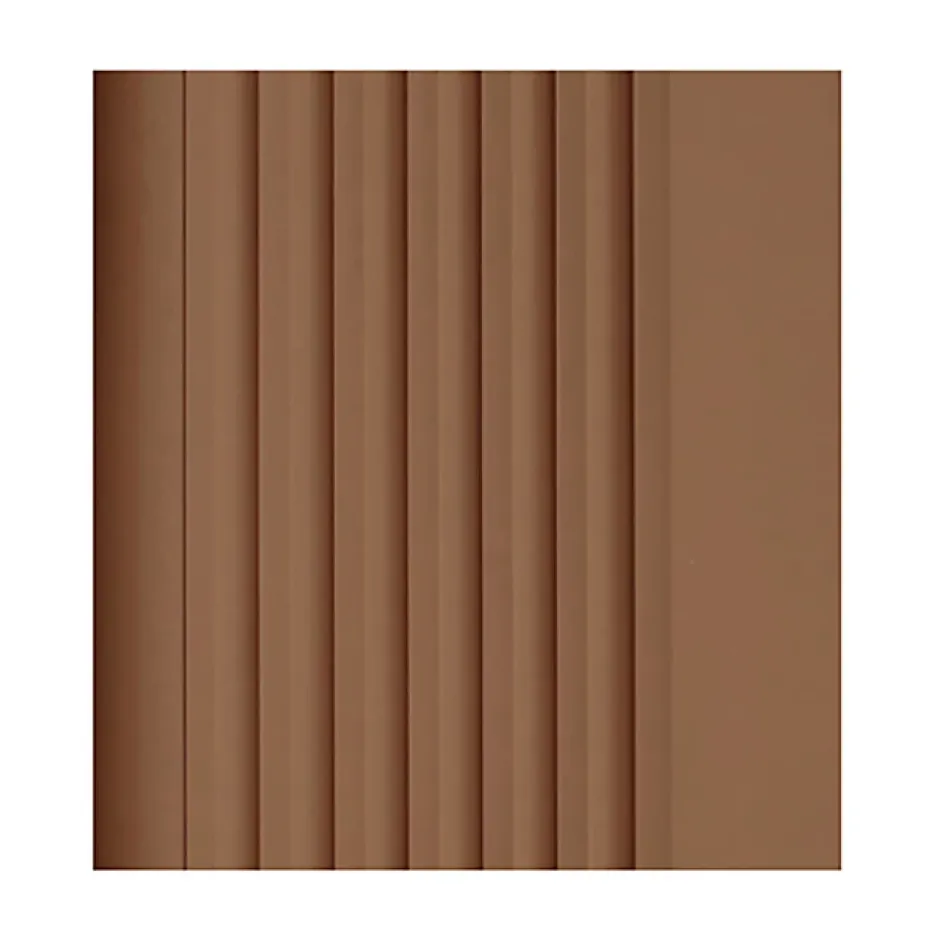 Nez de marche PVC 52x40mm, , profilé d'escalier RGPD, antidérapant, d'escalier-protection, marron, 1.5m-Quest