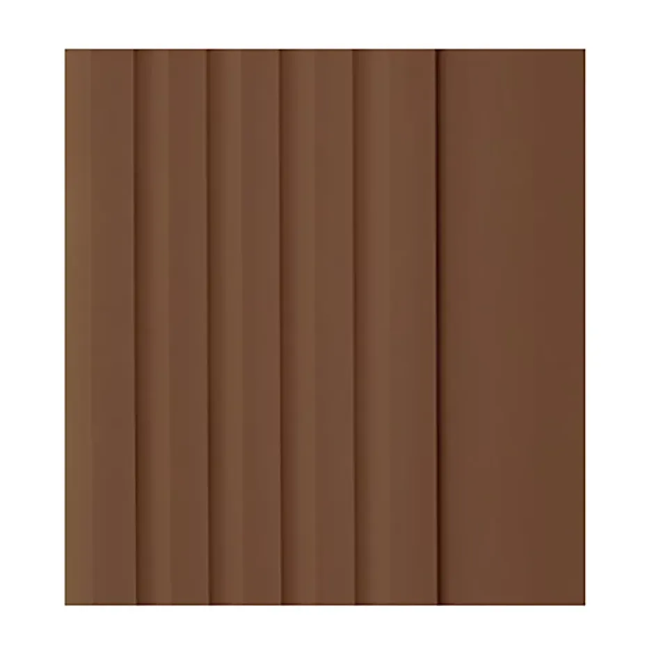 Quest Nez de marche PVC 40x40mm, , profilé d'escalier RD, antidérapant, d'escalier-protection, marron, 1.5m