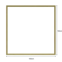Encadrement mouluré 150 x 150 cm avec moulures pré-découpées-Nordlinger Pro Hot