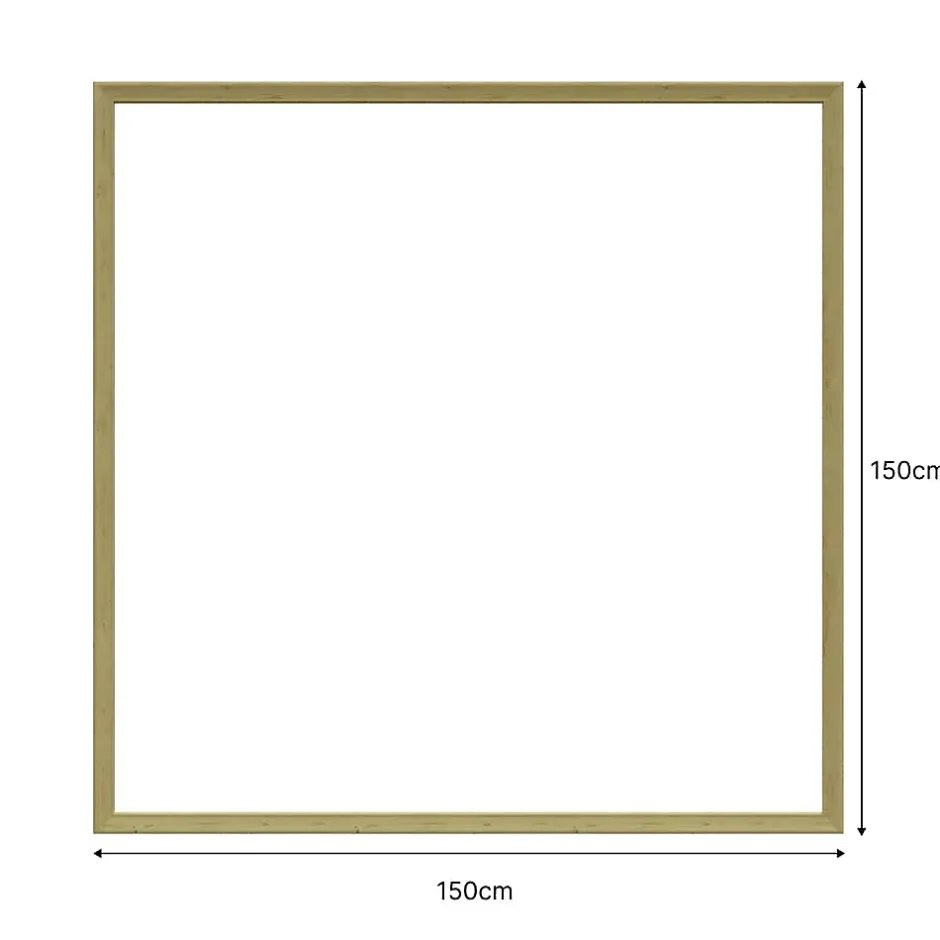 Encadrement mouluré 150 x 150 cm avec moulures pré-découpées-Nordlinger Pro Hot