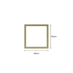 Nordlinger Pro Encadrement mouluré 60 x 60 cm avec moulures pré-découpées