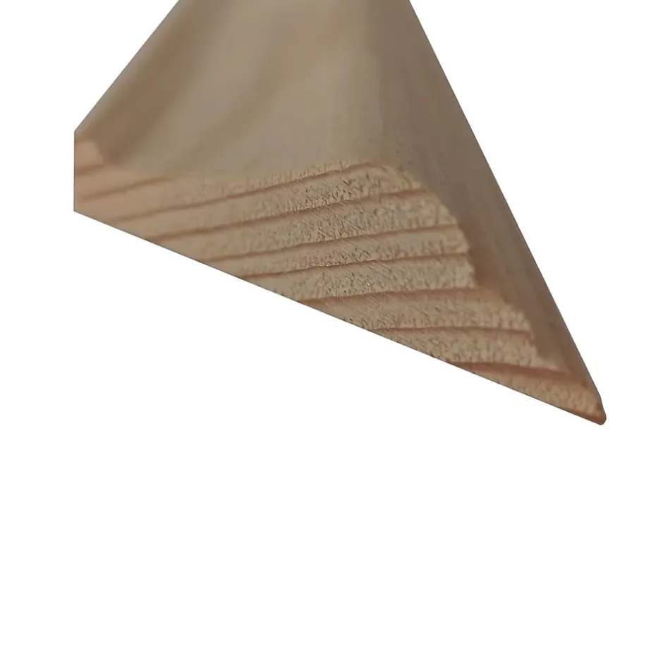 Kit Moulures Soubassement 790538 Bois naturel 3 m Habillage mural-Nordlinger Pro