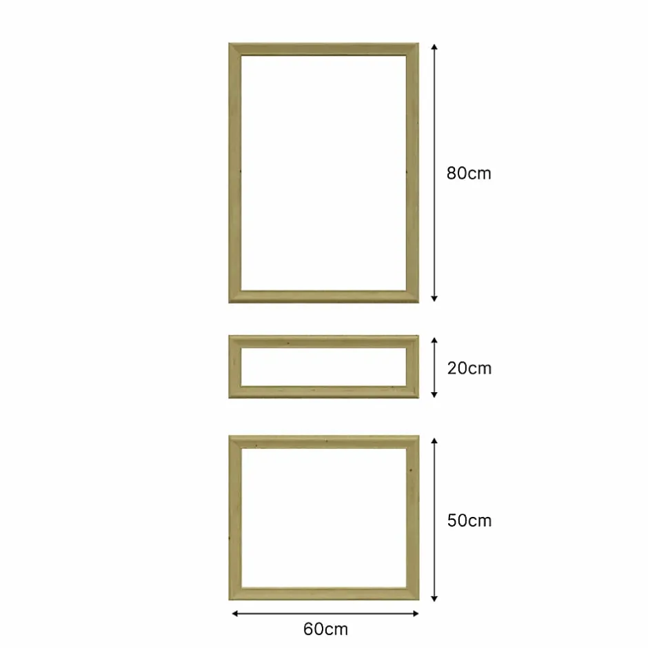 Pro Kit Moulures de Porte 790520 Bois naturel Porte de 73 et 83 cm Décoration porte-Nordlinger Sale