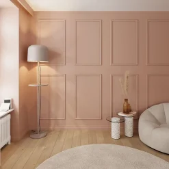 Kit moulure murale décor 8 - 280 à 400cm - Bois massif pour habillage mur complet-Nordlinger Pro New