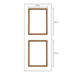 Nordlinger Pro Kit Moulures de Porte - Prêt à Poser - Bois massif