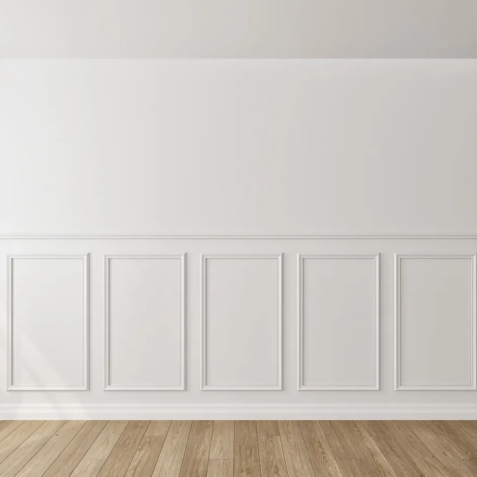 Kit Moulures Soubassement 790525 Bois naturel 4m Décoration murale-Nordlinger Pro New