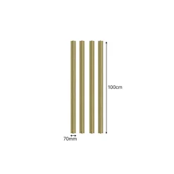 lot de 4 - Moulure droite large 70mm x 100cm-Nordlinger Pro