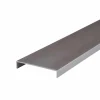 Lot de 2 Nez de cloison gris 260 cm x 54 mm - Aluminium-Nordlinger Pro New