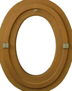 Oeil De Boeuf Bois Ovale H90 X L60 Côte Tableau-Gd Menuiseries Discount