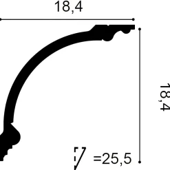 C338A LUXXUS 1 carton complet 6 Corniches Moulures Cimaises-Orac Decor Best