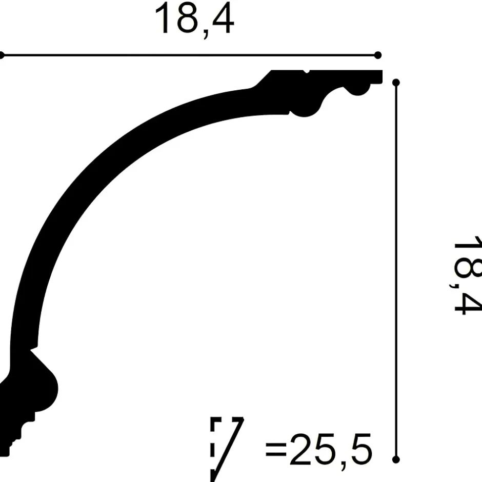 C338A LUXXUS 1 carton complet 6 Corniches Moulures Cimaises-Orac Decor Best