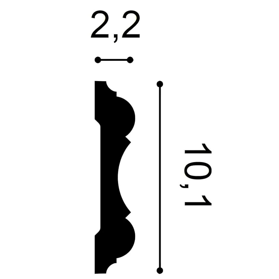 P8040 LUXXUS 1 carton complet 10 Corniches Moulures Cimaises-Orac Decor Clearance