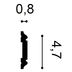 Orac Decor PX144 AXXENT 1 carton complet 4 Corniches Moulures Cimaises