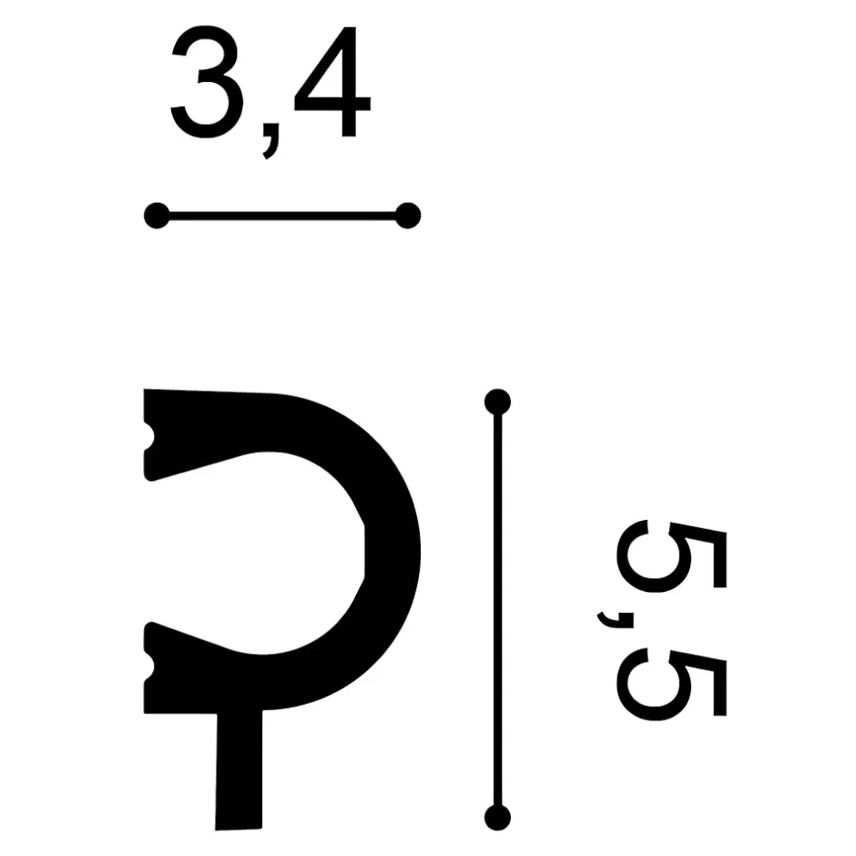 PX169 AXXENT 1 carton complet 30 Corniches Moulures Cimaises-Orac Decor