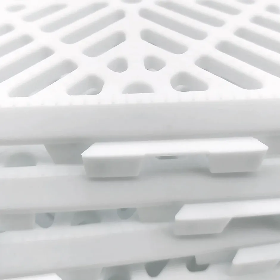 Pack 48 dalles auto-ventilées 30x30x1,5cm (4,3m² - Blanc). Hôtellerie, chambres froides, garde-manger, bar, zones humides-Antihumedades Clearance