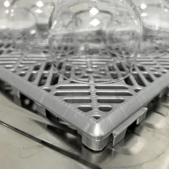 Antihumedades Pack 36 dalles auto-ventilées 30x30x1,5cm (+3m² - Gris aluminium). Hôtellerie, chambres froides, garde-manger, bar, zones humides