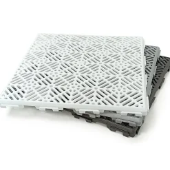 Antihumedades Pack 100 dalles auto-ventilées 30x30x1,5cm (9m² - Gris Forge). Hôtellerie, chambres froides, garde-manger, bar, zones humides