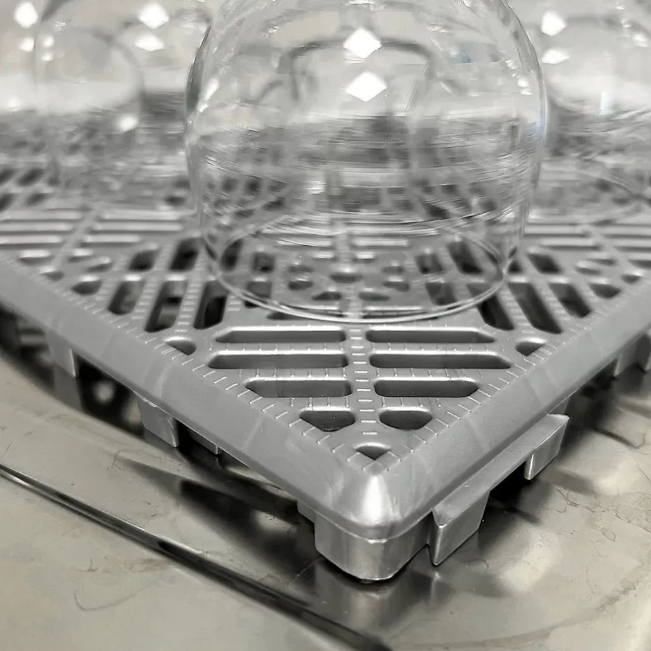 Pack 100 dalles auto-ventilées 30x30x1,5cm (9m² - Gris aluminium). Hôtellerie, chambres froides, garde-manger, bar, zones humides-Antihumedades Clearance