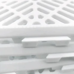 Pack 24 dalles auto-ventilées 30x30x1,5cm (2m² - Blanc). Hôtellerie, chambres froides, garde-manger, bar, zones humides-Antihumedades Discount