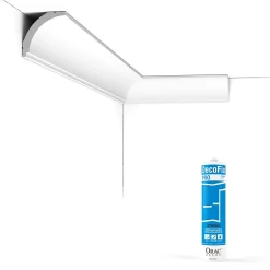 Orac Decor Pack 10 mètres Corniches Plafond CX109 avec colle - Orac x Cimaises-et-plus - 4,